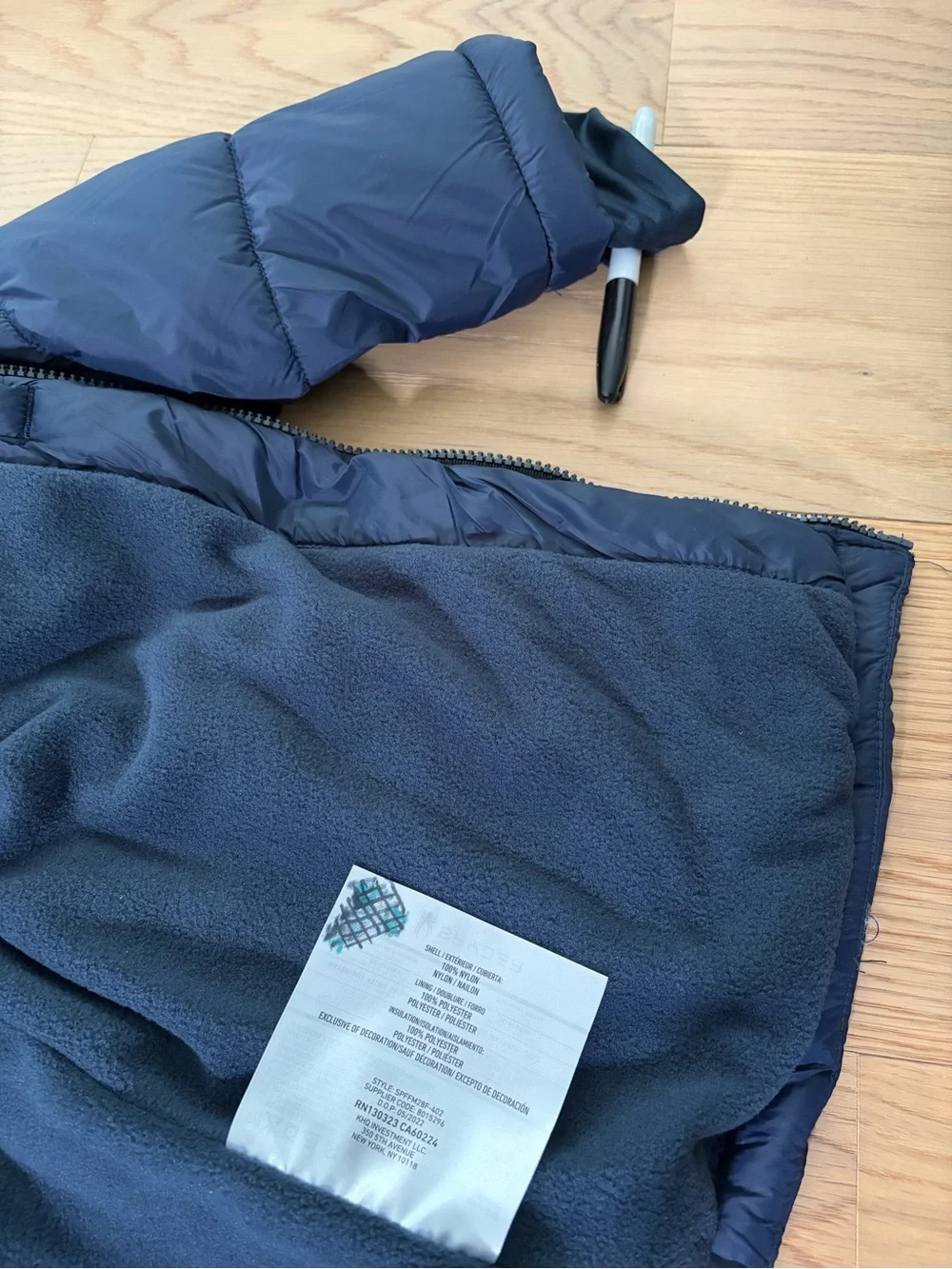 Spyder Hooded Puffer Rain Jacket